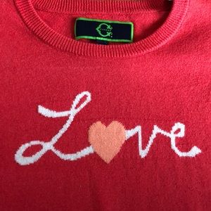 C Wonder LOVE sweater